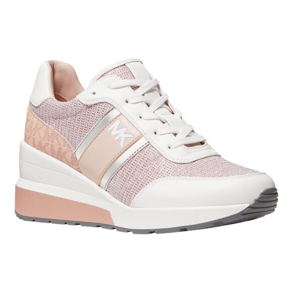 Michael Kors Women's Mabel Trainer Running Sneakers Pink Size 8 - Picture 1 of 3
